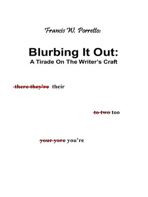 cover image of Blurbing It Out